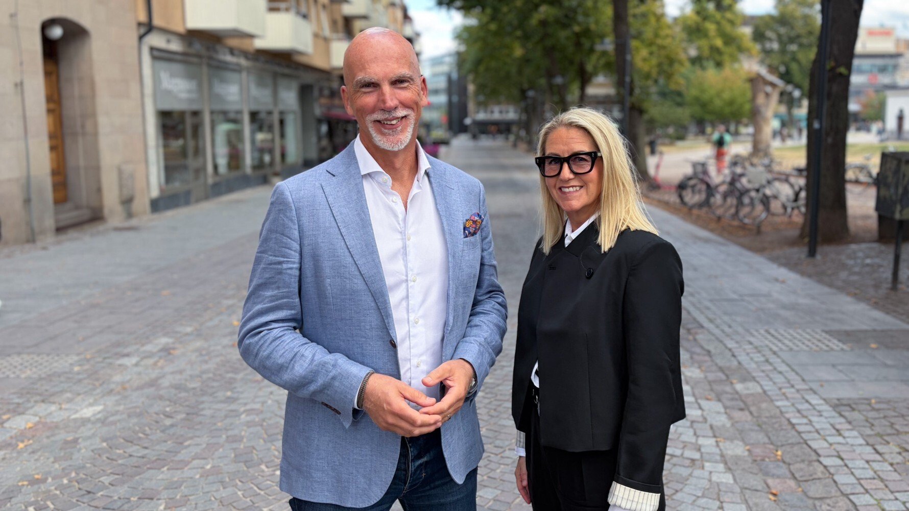 Lotta Schöld och Fredrik Wikberg