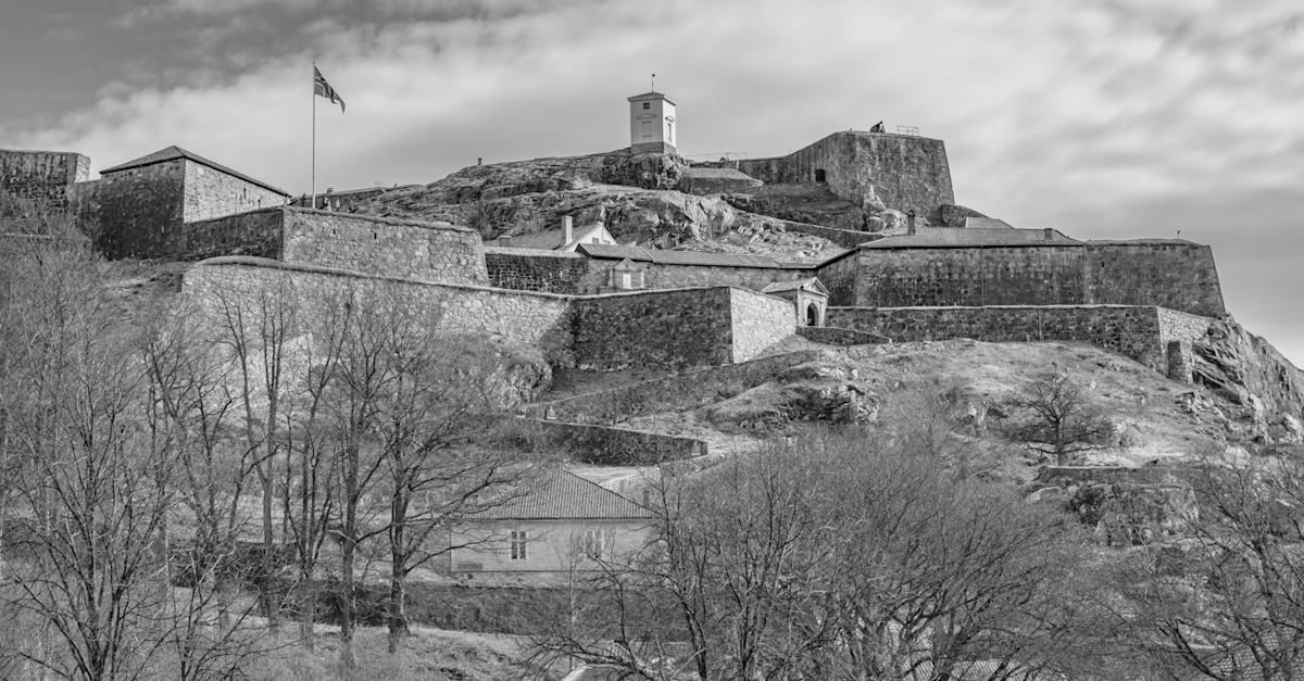Fredriksten Festning i Halden, Norge